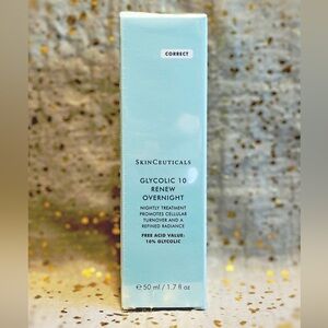 SkinCeuticals~Glycolic 10 Renew Overnight~50ml/1.7 fl oz~Full Size~NIB~Sealed~